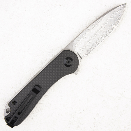 Нож CIVIVI Elementum, Damascus, G10/Carbon Black, C907DS