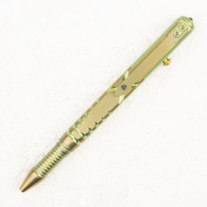 Тактическая ручка WE KNIFE TP-02B, 6AL4V Titanium Green Тактическая ручка WE KNIFE TP-02B, 6AL4V Titanium Green - купить в интернет-магазине Blademan