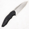 Нож Brous Blades Bionic Flipper, D2 Stonewashed, Aluminium Black, BRB53