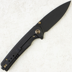 Нож WE Knife Subjugator, Black Stonewashed, CPM 20CV, Titanium Black Handle, WE21014C-5 Нож WE Knife Subjugator, Black Stonewashed, CPM 20CV, Titanium Black Handle, WE21014C-5