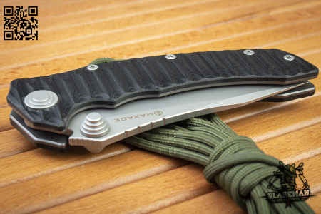 Нож Maxace Sandstorm-K, Bohler K110, G10 Black Нож Maxace Sandstorm-K, Bohler K110, G10 Black - купить в интернет-магазине Blademan