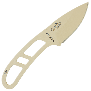 Скелетный нож ESEE Candiru, 1095 Carbon, Desert Tan