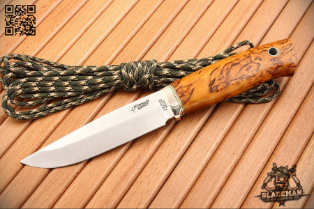 Южный Крест - Стерх, Карельская береза Янтарь, M390 - купить в интернет-магазине Blademan