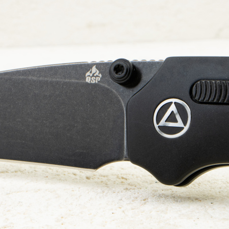 Нож QSP Vault, Black Stonewashed 14C28N, Aluminium Bolster/Micarta Green, QS157-B2 Нож QSP Vault, Black Stonewashed 14C28N, Aluminium Bolster/Micarta Green, QS157-B2
