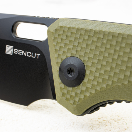 Нож SENCUT GlideStrike Thumb Hole Knife OD Green Coarse G10, S23018-3 Нож SENCUT GlideStrike Thumb Hole Knife OD Green Coarse G10, S23018-3 - купить в интернет-магазине Blademan