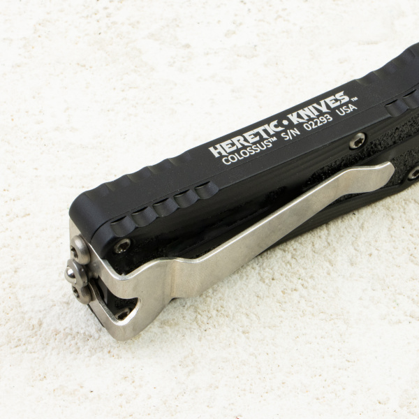 Нож Heretic Knives Colossus Recurve, CPM MagnaCut, Black Aluminum Handle, H042-2A