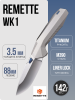 Нож Remette WK1, M390, Titanium Gray Handle, WK1-D
