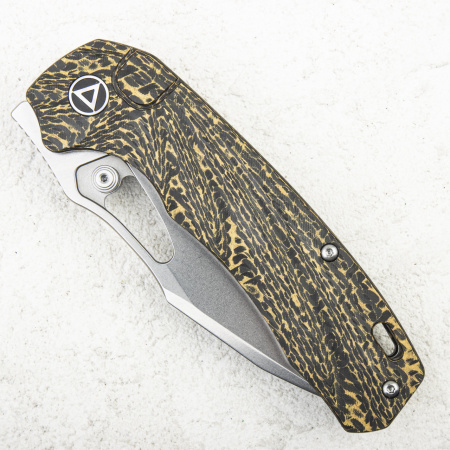 Нож QSP Hornbill, S35VN, Golden Carbon Fiber Нож QSP Hornbill, S35VN, Golden Carbon Fiber - купить в интернет-магазине Blademan