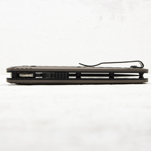 Нож Benchmade Presidio 2, 5700SGY-1, CPM M4, Aluminum Burnt Bronze