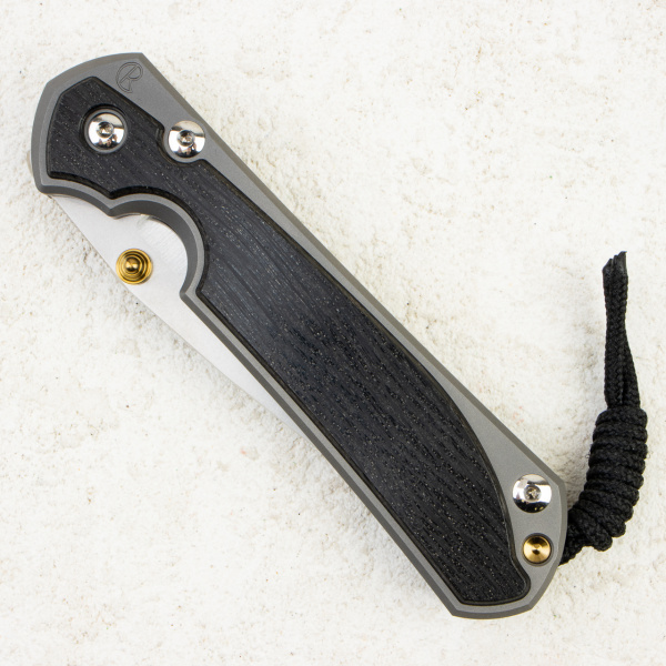 Нож Chris Reeve Large Sebenza 31 Inlay, Polished CPM MagnaCut, Titanium/Bog Oak Handle, L31-1136