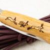 Нож Opinel №8 Animalia, 12C27, Oak Wood, Гравировка заяц