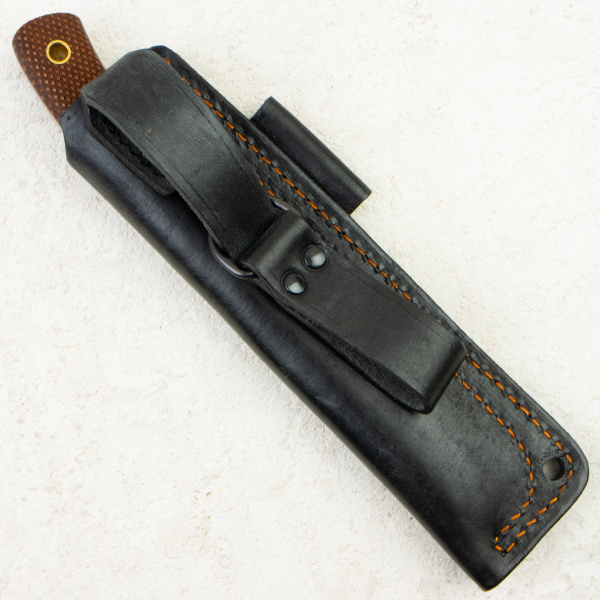 Нож Южный Крест Траппер, CPR, Convex, Micarta Coyote, Насечка, 255