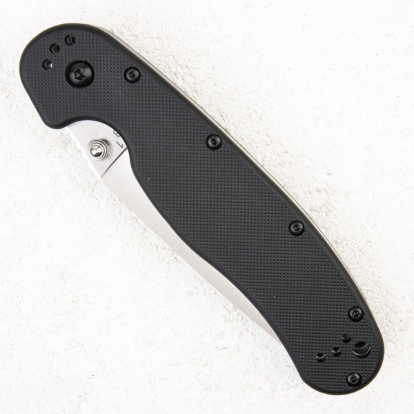 Нож Ontario Rat 1, AUS-8, Satin, Black Nylon, 8848SP