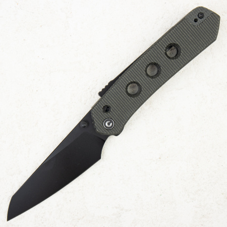 Нож CIVIVI Vision FG, Nitro-V, Micarta Dark Green, C22036-3