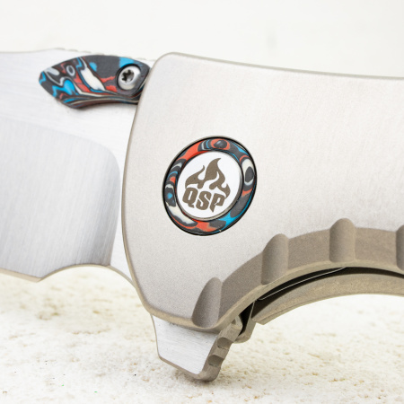 Нож QSP Capybara, M390, Carbon Fiber / Titanium Handle, QS152-B1