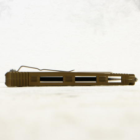 Нож Microtech Socom Elite, Apocalyptic, M390, Aluminum OD Green, 160-10 APOD Нож Microtech Socom Elite, Apocalyptic, M390, Aluminum OD Green, 160-10 APOD