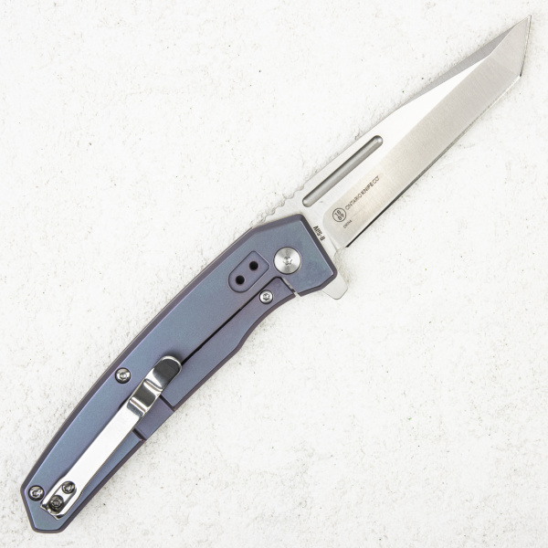Нож Ontario Ti 22 Ultrablue, 19800, AUS-8 Tanto, Titanium 