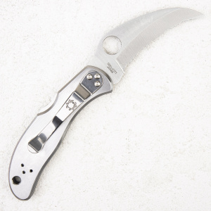 Нож Spyderco Harpy, VG-10 Serrated, Stainless Steel, C08S - складной туристические ножи из стали Нож Spyderco Harpy, VG-10 Serrated, Stainless Steel, C08S - складной туристические ножи из стали
