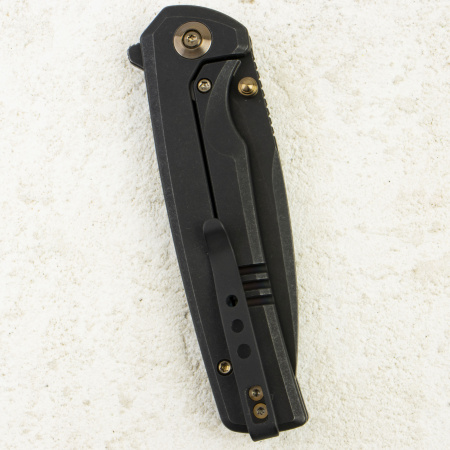 Нож WE Knife Subjugator, Black Stonewashed, CPM 20CV, Titanium Black Handle, WE21014C-5 Нож WE Knife Subjugator, Black Stonewashed, CPM 20CV, Titanium Black Handle, WE21014C-5