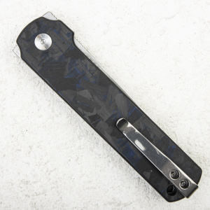 Нож QSP Lark, 14C28N, Blue Shredded Carbon Fiber/G10 - складной туристические ножи из стали Нож QSP Lark, 14C28N, Blue Shredded Carbon Fiber/G10 - складной туристические ножи из стали