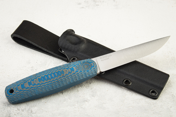 Нож OWL North S F, M390 Cryo, G10 Gray-Blue, Kydex Classic - купить в интернет-магазине Blademan