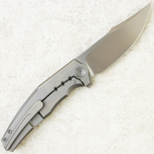 Нож WE Knife Kyklos, Satin, M390, Gray Titanium Handle, WE23086-4 Нож WE Knife Kyklos, Satin, M390, Gray Titanium Handle, WE23086-4