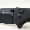 Нож SENCUT ArcBlast Flipper & Button Lock, 9Cr18MoV, Black Aluminum Handle, S22043B-1 Нож SENCUT ArcBlast Flipper & Button Lock, 9Cr18MoV, Black Aluminum Handle, S22043B-1