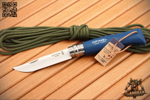 Opinel №8 Trekking, Нержавеющая сталь, Синий - складной туристические ножи из стали