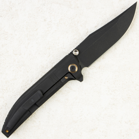 Нож WE Knife Ezinta, Black Stonewashed M390, Titanium Black Handle, WE22041-1 Нож WE Knife Ezinta, Black Stonewashed M390, Titanium Black Handle, WE22041-1