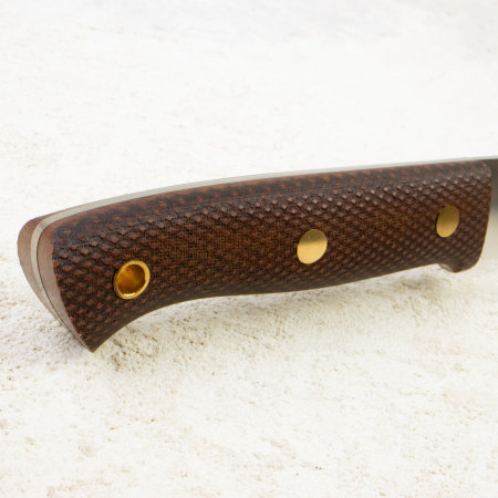 Нож Южный Крест Fox, VG-10, Convex, Micarta Coyote, Насечка