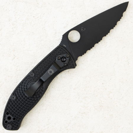 Нож Spyderco Tenacious, 8Cr13MoV, FRN Black, C122SBBK Нож Spyderco Tenacious, 8Cr13MoV, FRN Black, C122SBBK