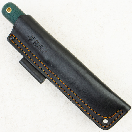 Нож Южный Крест Кефарт, VG10, Конвекс, Микарта Изумруд, Насечка