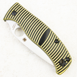 Нож Spyderco Caribbean, LC200N, G10 Black/Yellow, C217GP Нож Spyderco Caribbean, LC200N, G10 Black/Yellow, C217GP