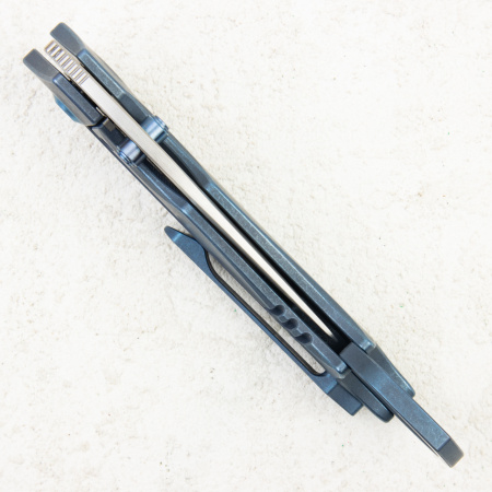 Нож WE Knife Envisage, CPM 20CV, Titanium Blue Нож WE Knife Envisage, CPM 20CV, Titanium Blue - купить в интернет-магазине Blademan