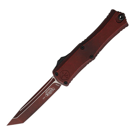 Нож Microtech Hera II Mini Tanto, алюминий Weathered Crimson, 1704M-1WCM — фото 2