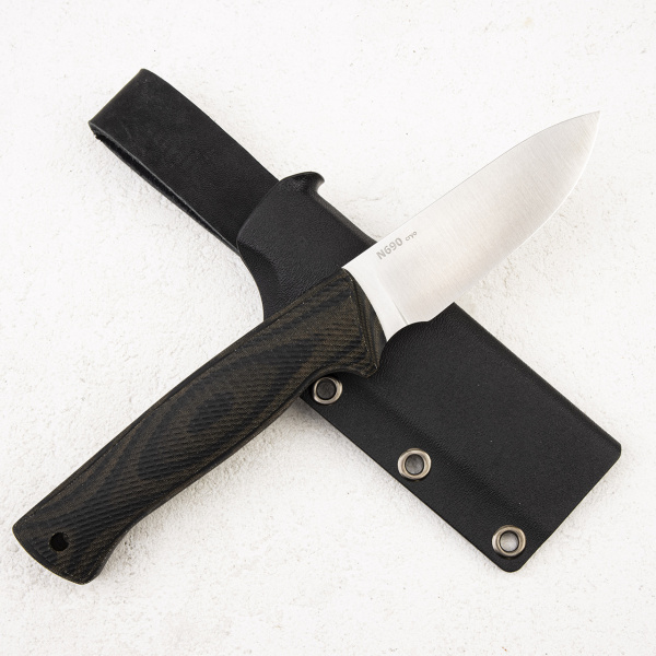 Нож OWL Ulula, N690 Cryo, Micarta Black/Olive, Kydex - купить в интернет-магазине Blademan