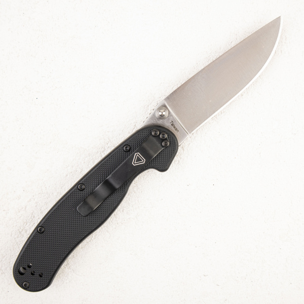 Нож Ontario Rat 2, AUS-8, Satin, Black Nylon, 8860