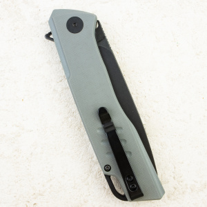 Нож Petrified Fish Loco, D2, Black Stonewash, G10 Gray Handle, PFB02GADW