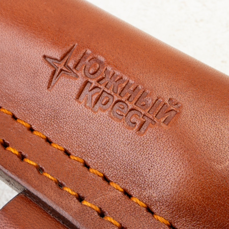 Нож Южный Крест Кефарт, VG10, Конвекс, Микарта Койот, Насечка