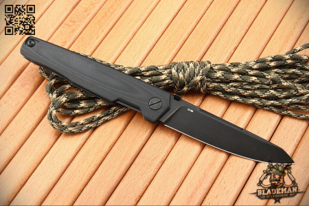 Mr.Blade Pike, D2 Black Stonewash, G10 Black - купить в интернет-магазине Blademan