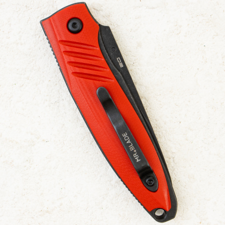 Mr.Blade Shot, D2, Black Stonewash, G10 Red