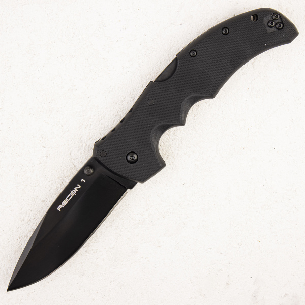 Нож Cold Steel Recon 1, Spear Point, S35VN, G10 Black, CS27BS - складной туристические ножи из стали