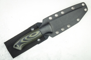 Нож Apus Knives Guard dog, N690, G10 Green-black, Kydex Black Нож Apus Knives Guard dog, N690, G10 Green-black, Kydex Black - купить в интернет-магазине Blademan