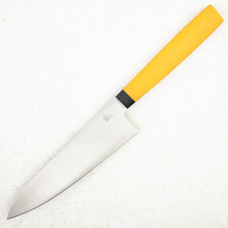 Нож мини шеф OWL CH160 F, M390 Cryo, G10 Yellow