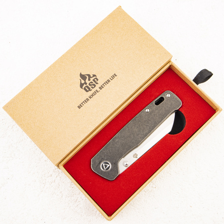 Нож QSP Penguin, 154CM, Titanium Black Нож QSP Penguin, 154CM, Titanium Black - купить в интернет-магазине Blademan