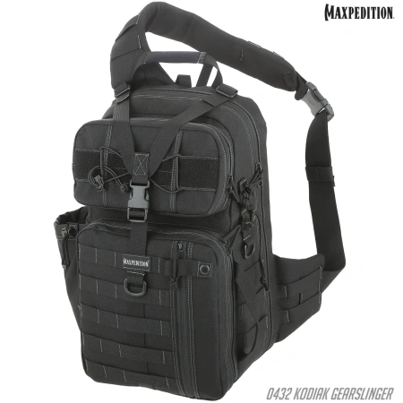 Тактический рюкзак MAXPEDITION Kodiak Gearslinger 22,6L, Black, 0432B
