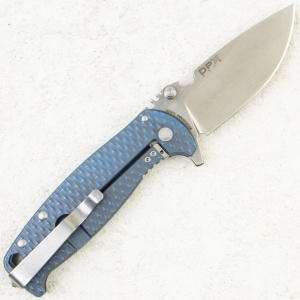 Нож DPX Gear HEST/F 3.0 Leggaro, M390, 3D Titanium Blue Handle, DPHSF010