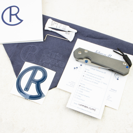 Нож Chris Reeve Large Sebenza 31 Plain, CPM MagnaCut, Titanium Handle, L31-1000 Нож Chris Reeve Large Sebenza 31 Plain, CPM MagnaCut, Titanium Handle, L31-1000