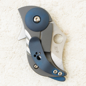 Нож Spyderco Pochi, CPM S45VN, Titanium, C256TIP - складной туристические ножи из стали Нож Spyderco Pochi, CPM S45VN, Titanium, C256TIP - складной туристические ножи из стали