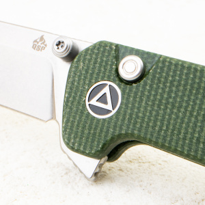 Нож QSP Penguin Button Lock, 14C28N, Micarta Green, QS130BL-C1 Нож QSP Penguin Button Lock, 14C28N, Micarta Green, QS130BL-C1